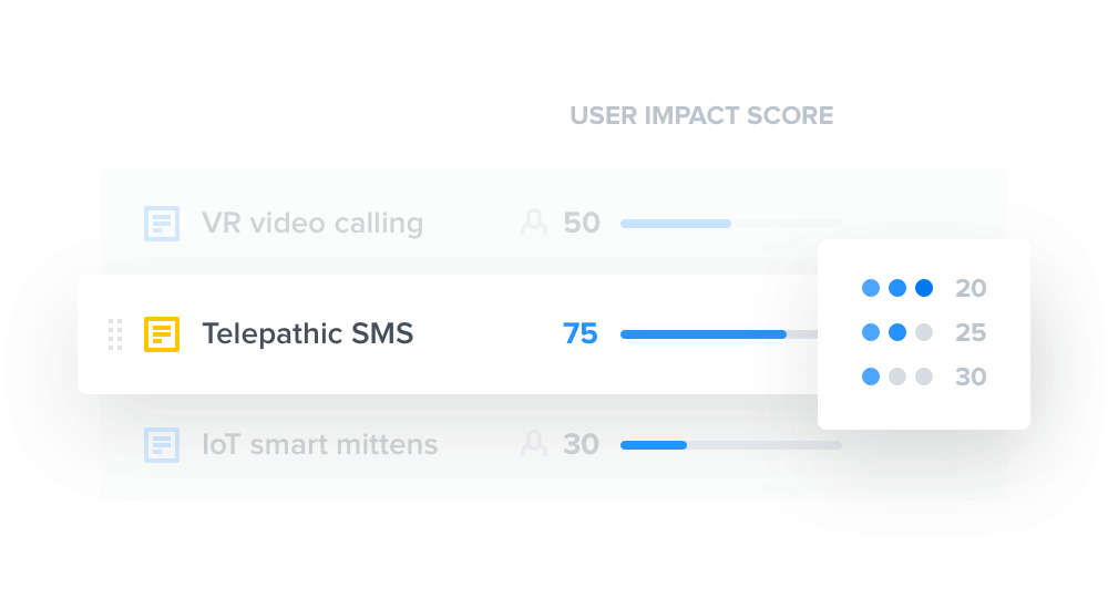 Prioritize the features your customers really need