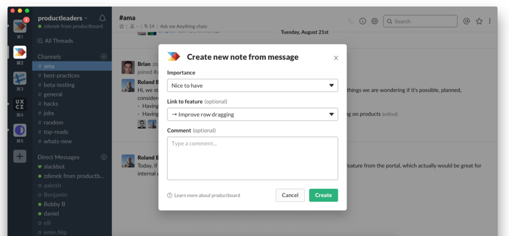 Slack Integration Prototype