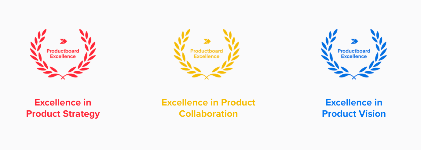 Productboard Excellence Award winners announced!