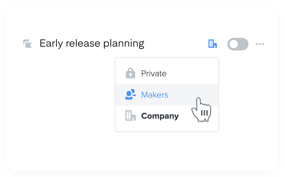 Customizable field sharing settings
