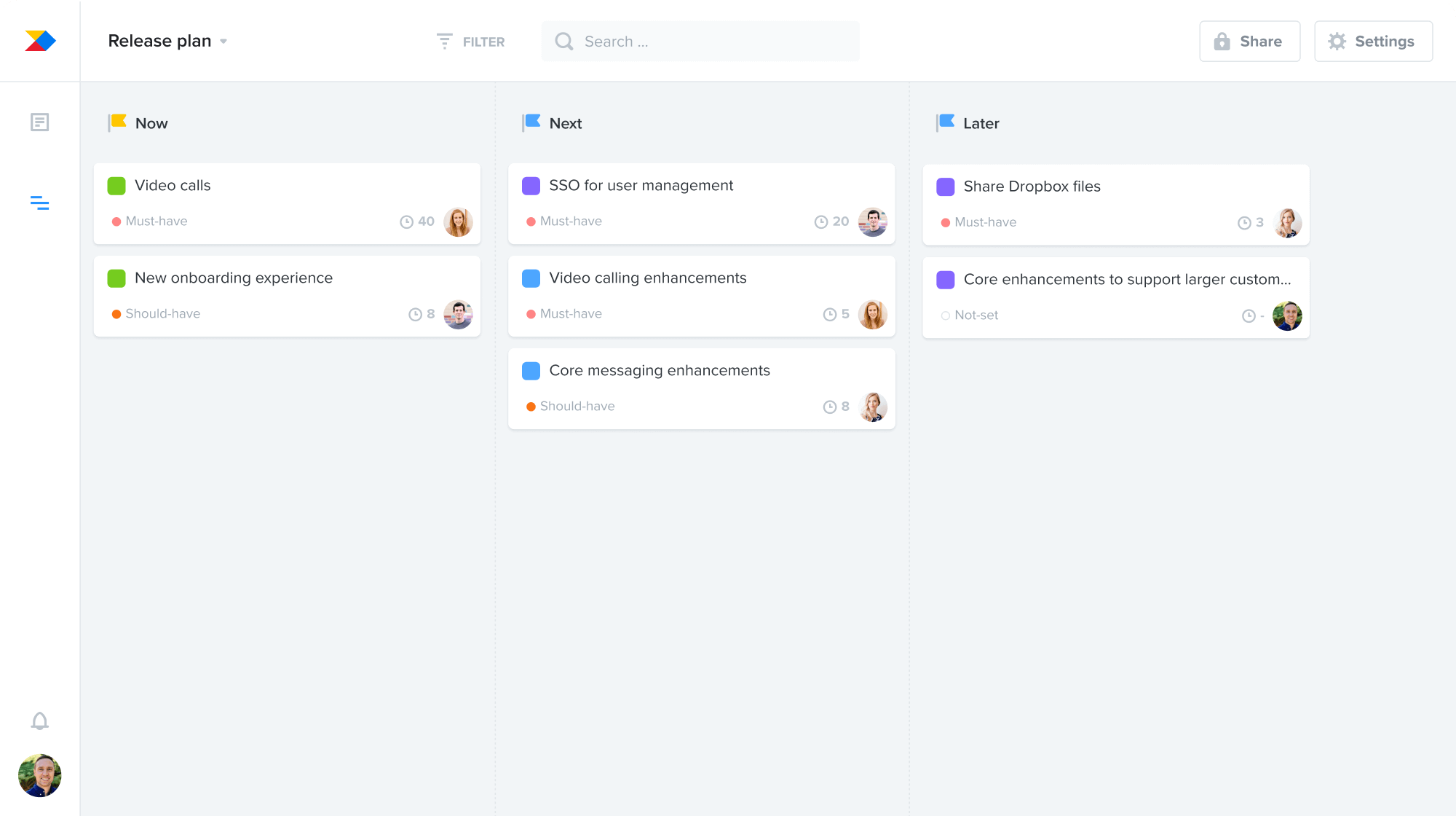 Plan, Visualize, and Share Product Roadmaps | Productboard