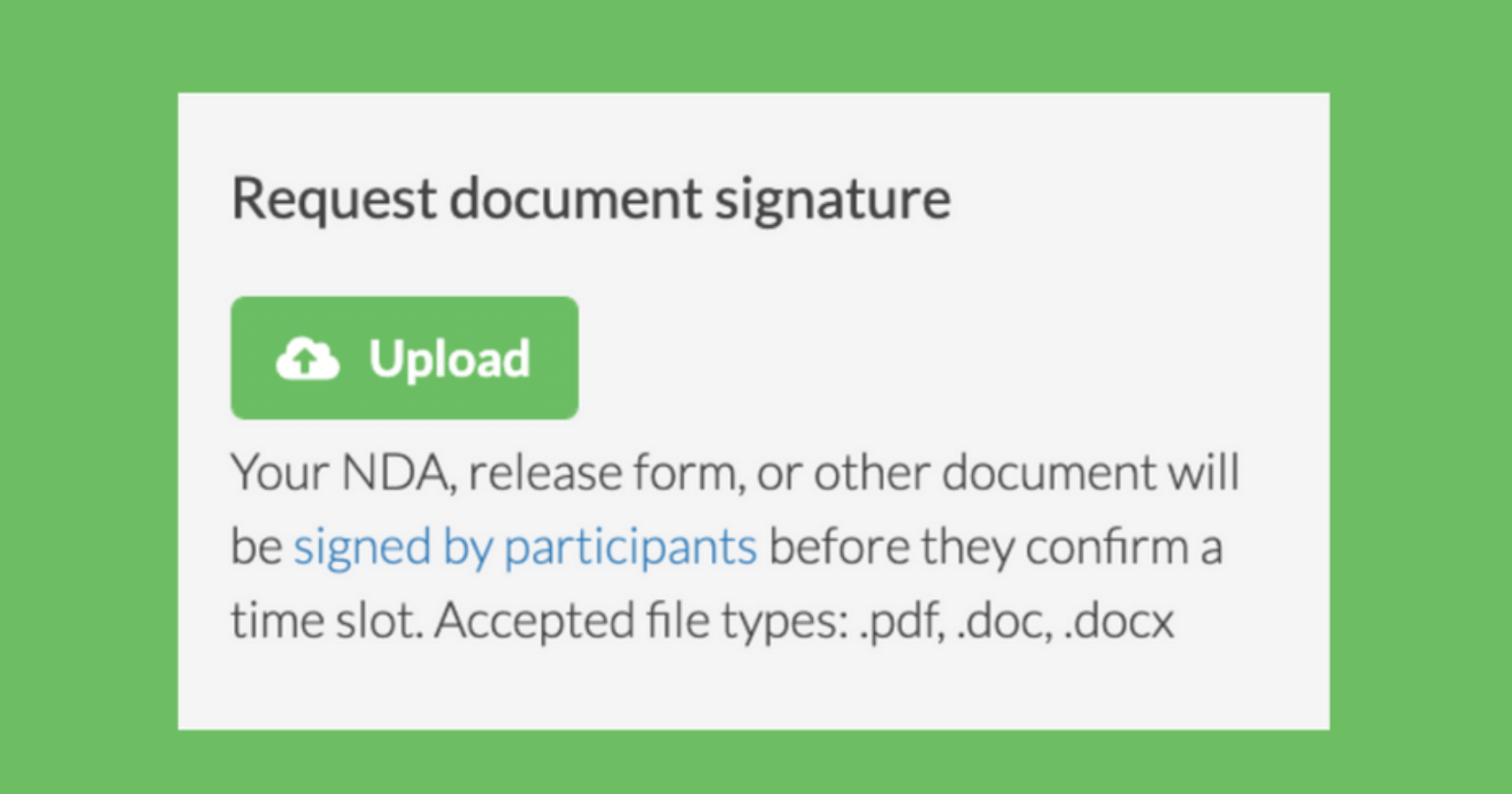 User Interviews’ Document Signing Productboard