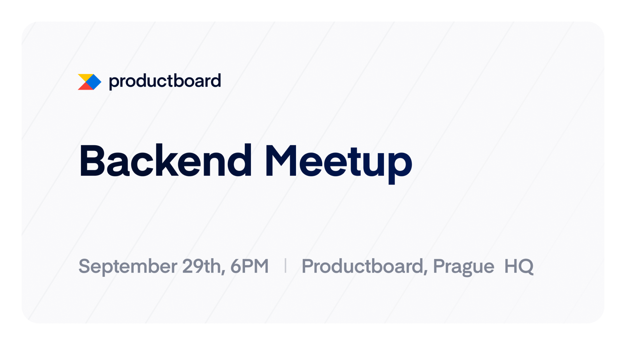 9/29/21: Backend Meetup PRG