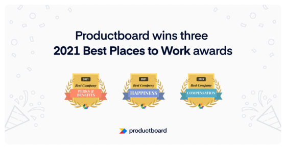 Productboard wins three more “Best Places to Work” awards from Comparably