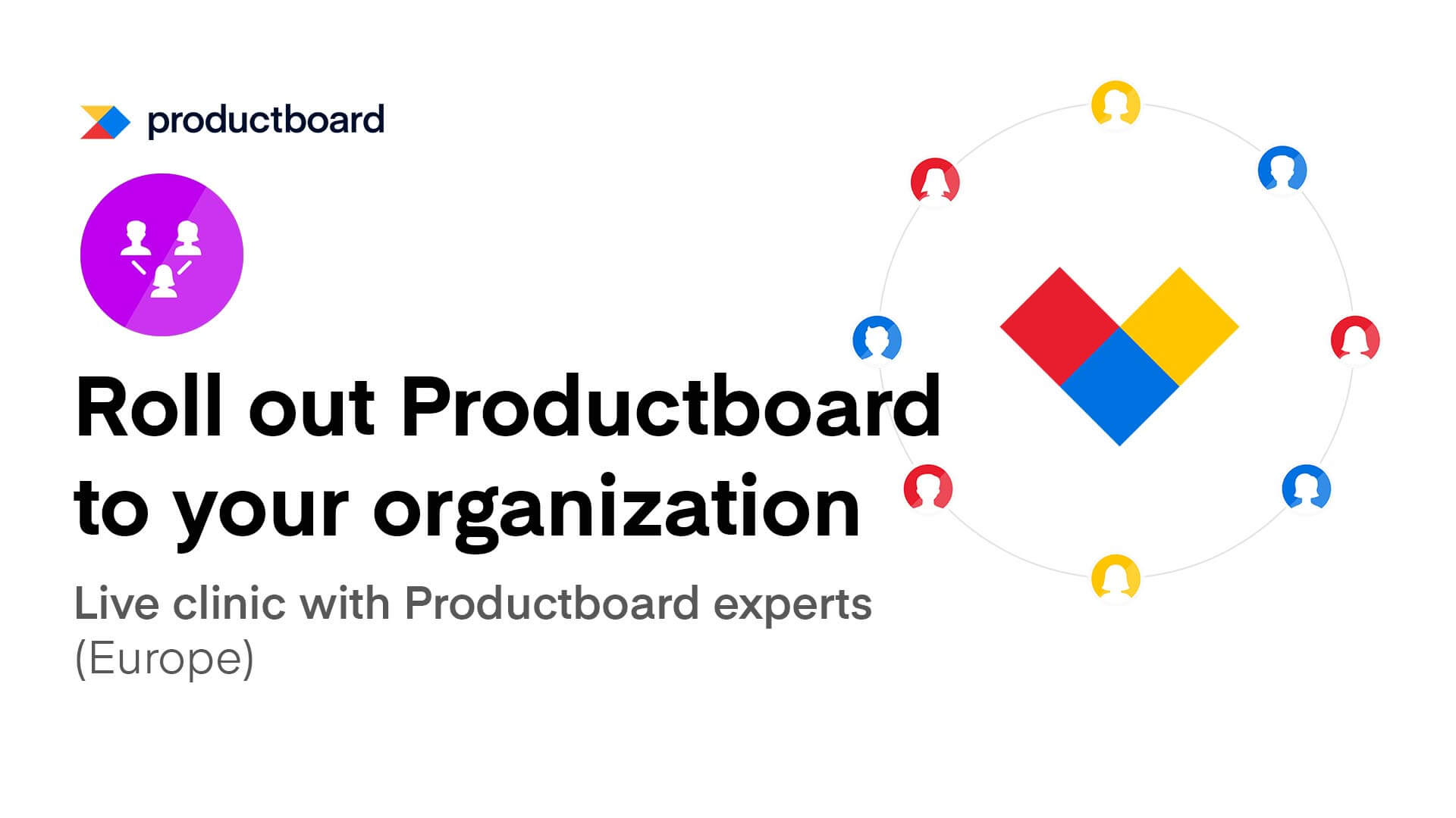 3/30 Clinic: Roll out Productboard to your organization (Europe)