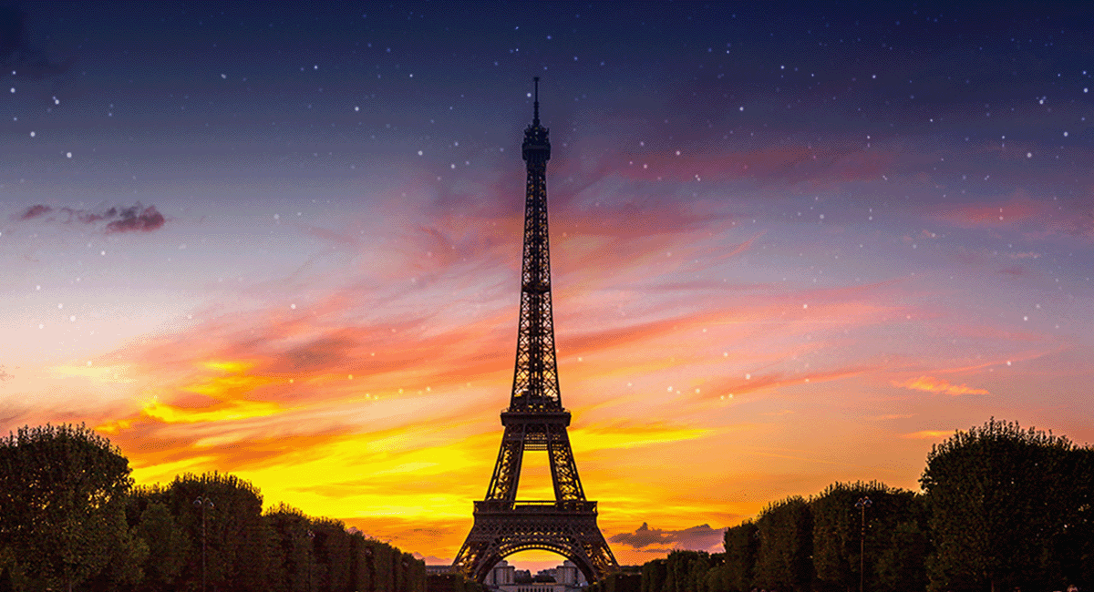 Paris skyline Productboard World Tour