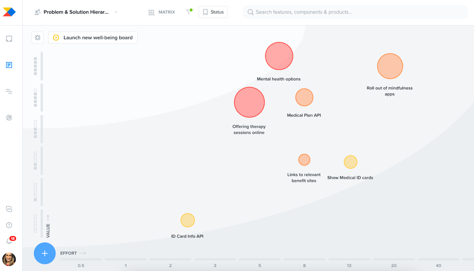 Screenshot of Productboard