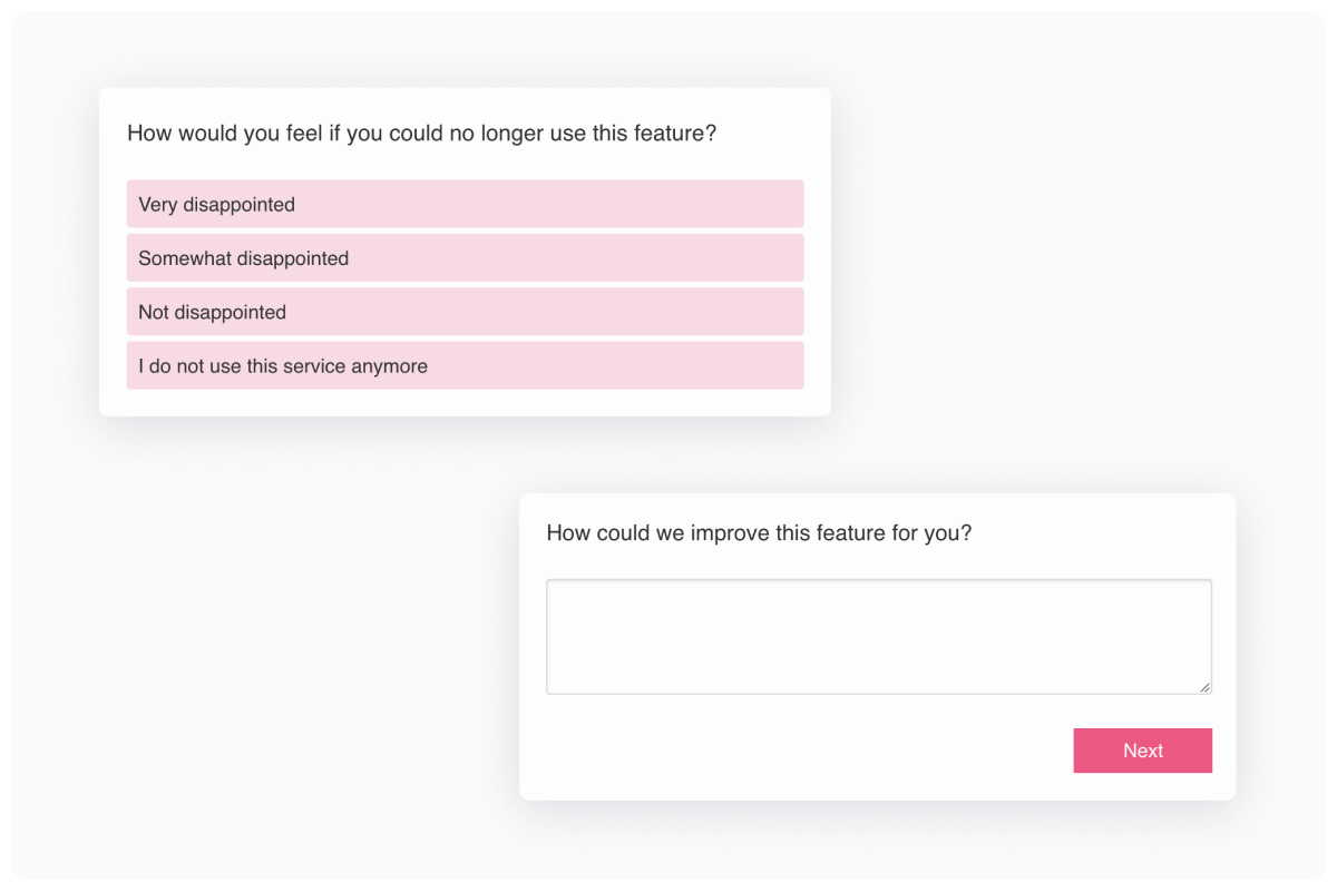 Screenshot of Productboard Satismeter