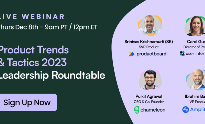 Product Trends & Tactics 2023 Leadership Roundtable