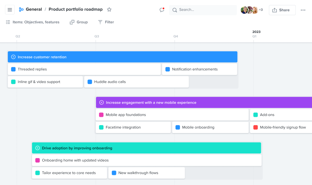 Elevate experiences with shared roadmaps