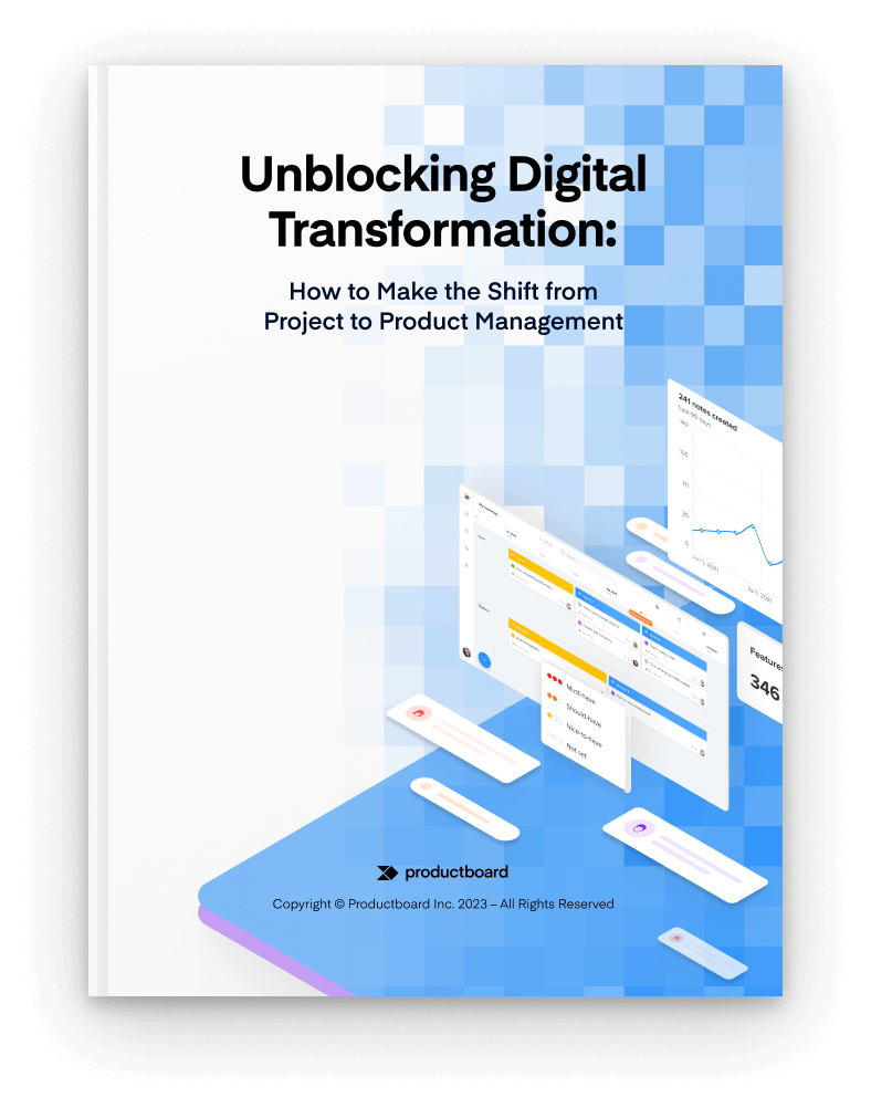 Unblocking Digital Transformation Guide from Productboard