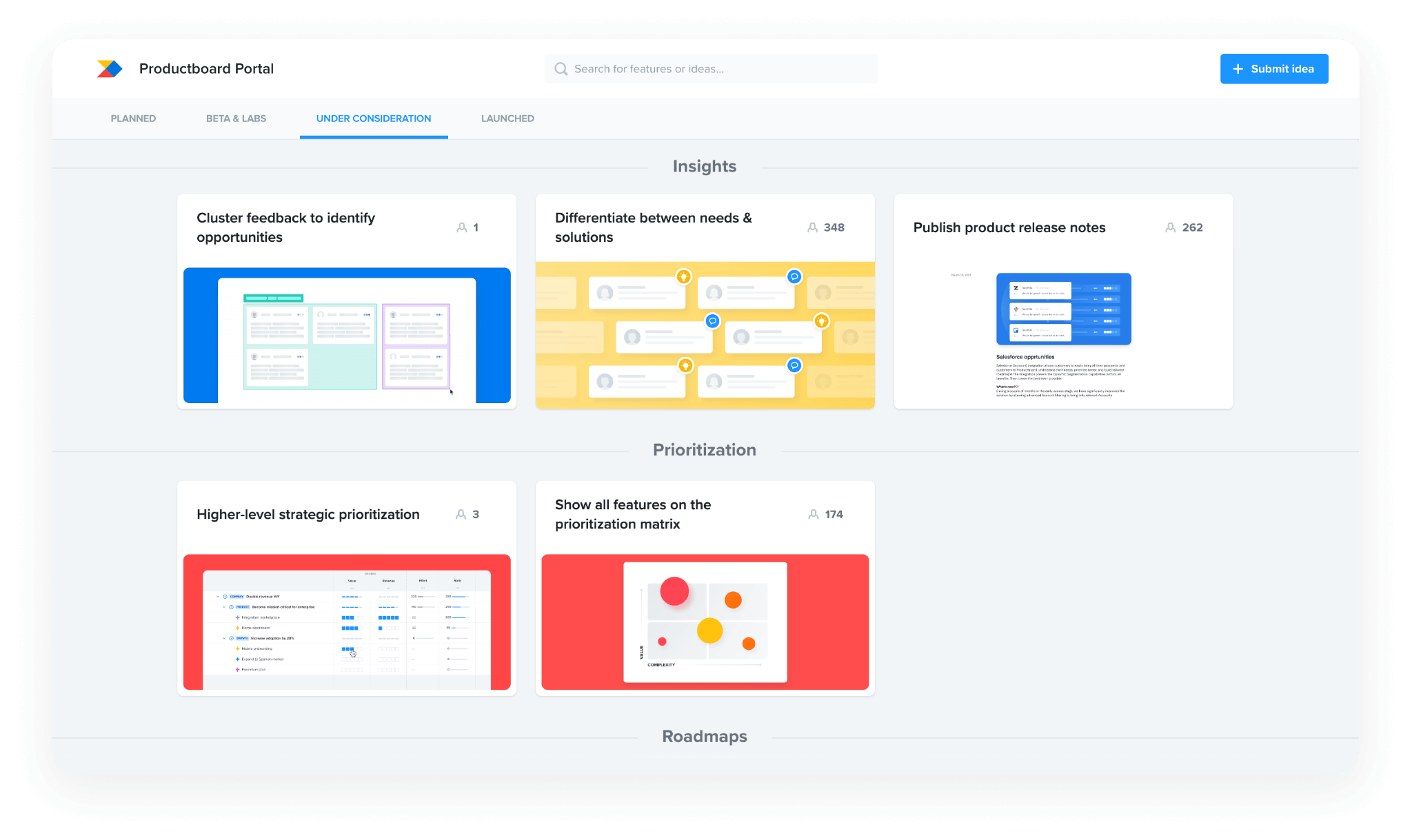 Productboard for Teams Platform Overview
