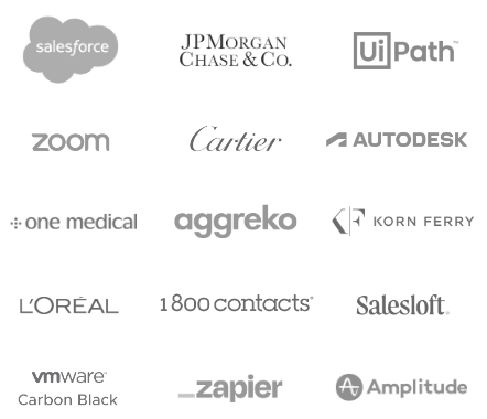 Productboard Customer logos light gray
