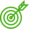 green target icon with arrow