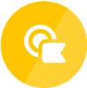 Productboard circular roadmapping icon with target and flag